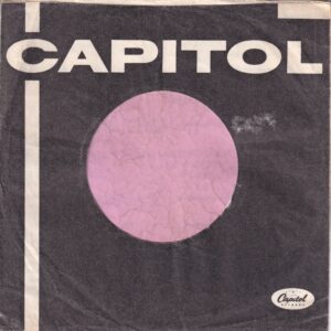 Capitol Records U.K. Use Emitex , 6′ to 50′ Tokens Error Corrected ‘ Industries ‘ Company Sleeve 196 – 1964