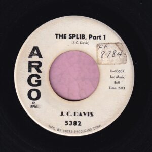 J. C. Davis ” The Splib ” Argo White Label Vg