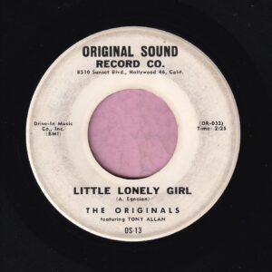 The Originals Feat. Tony Allen ” Little Lonely Girl ” Original Sound Demo Vg+