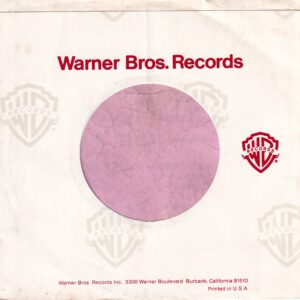 Warner Bros. Records U.S.A. Cut Straight Glossy Paper Company Sleeve 1979 – 1987