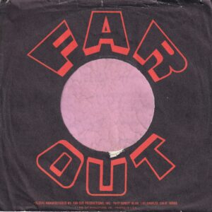 Far Out Productions Inc. U.S.A. Brown And Orange Print Company Sleeve 1971 – 1978