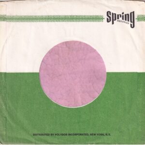 Spring Records U.S.A. Curved Top No Address Details , Glued L & R Company Sleeve 1969 – 1974