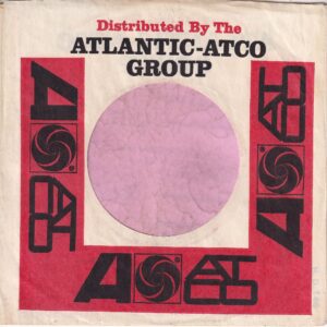 Atlantic Atco Group U.S.A. No Address H.D. 1-66 Printed On Inside Right Side Company Sleeve 1966 – 1969