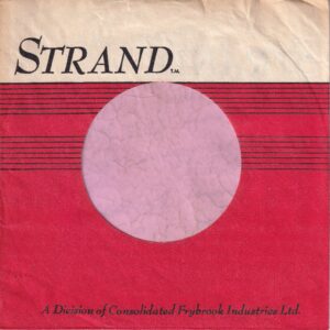 Strand Records U.S.A. Company Sleeve 1959 – 1961