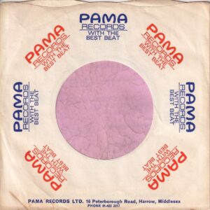 Pama Records U.K. Company Sleeve 1969 – 1971