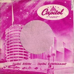 Capitol Records U.K. Tabs Both Sides Company Sleeve 1956 – 1958