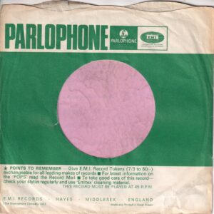 Parlophone Uk Miners Hit Make-Up Advert  ” Smoothest Cover Up ” Company Sleeve 1966 – 1968
