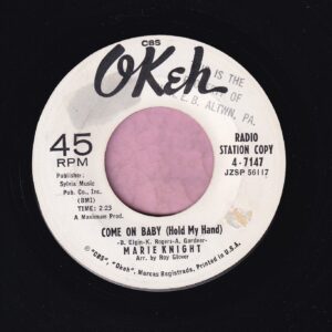 Marie Knight ” Come On Baby ( Hold My Hand ) ” Okeh Demo Vg+