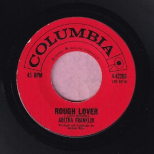 Aretha Franklin ” Rough Lover ” Columbia Vg+