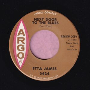 Etta James ” Next Door To The Blues ” Argo Records Demo Vg+