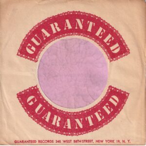 Guaranteed Records U.S.A. Company Sleeve 1960 – 1961