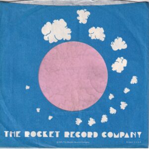 Rocket U.S.A. Details Printed On Front Company Sleeve 1975 – 1976