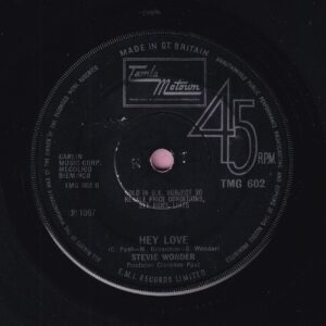 Stevie Wonder ” Hey Love ” Tamla Motown Vg+