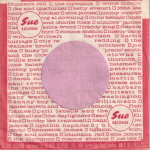 Sue Records U.K. Company Sleeve ? – 1968