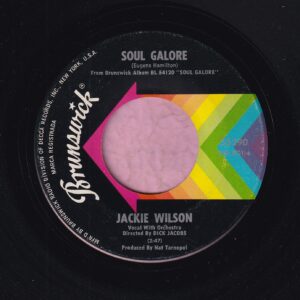 Jackie Wilson ” Soul Galore ” Brunswick Vg+