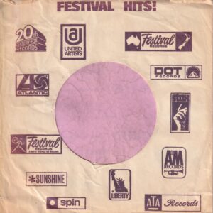 Festival Records Australia Company Sleeve 1968 – 1970