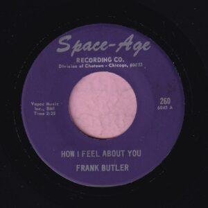 Frank Butler ” How I Feel About You ” Space-Age Records Vg+