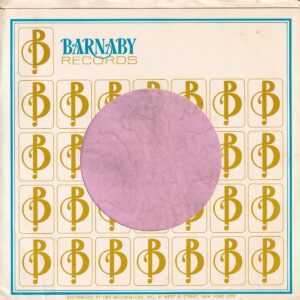 Barnaby Records U.S.A. Cut Straight Company Sleeve 1970 – 1972