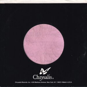 Chrysalis Records U.S.A. New York Address Glossy Finish Company Sleeve 1987 – 1991
