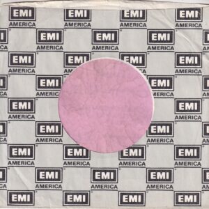 EMI Armerica U.S.A. Black Print With No MIC Details Company Sleeve 1980 – 1986