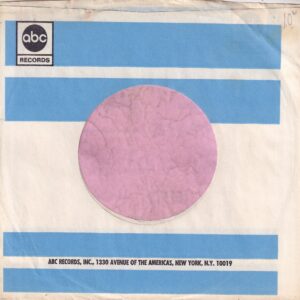 ABC Records U.S.A. Curved Top Company Sleeve 1967 – 1968