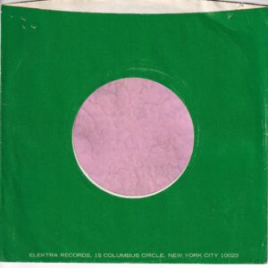 Elektra Records U.S.A. Glossy Paper Company Sleeve 1970 – 1975