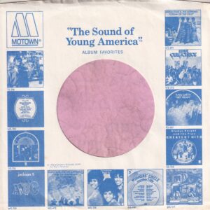 Motown U.S.A. Blue Curved Top Company Sleeve 1970 – 1971