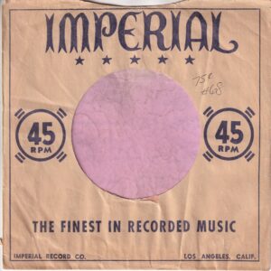 Imperial Records U.S.A. 1950 – 1954