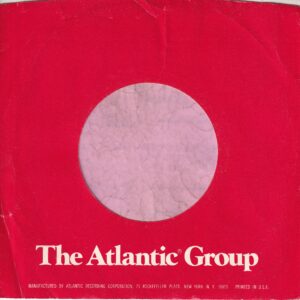 Atlantic Group U.S.A. Used For Demo Copies Company Sleeve 1978 – 1986