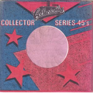 Collectables U.S.A. Blue And Red Print Collector Series 45’s Company Sleeve 1984 – 1993