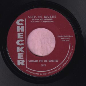 Sugar Pie De Santo ” Slip In Mules ( No High Heal Sneakers ) ” Checker Maroon Label Vg+
