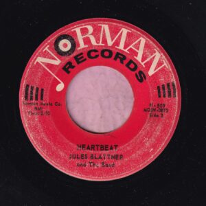 Jules Blattner And The Band ” Heartbeat ” Norman Records Vg+