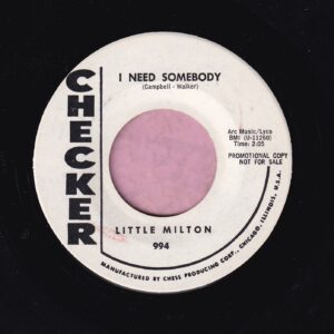 Little Milton ” I Need Somebody ” Checker Demo Vg+