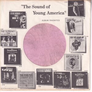 Motown U.S.A. Black Cut Straight With No Notch Company Sleeve 1967