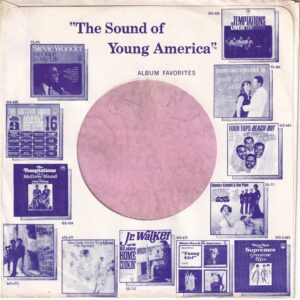 Motown U.S.A. Blue Cut Straight With No Notch Company Sleeve 1968-1969