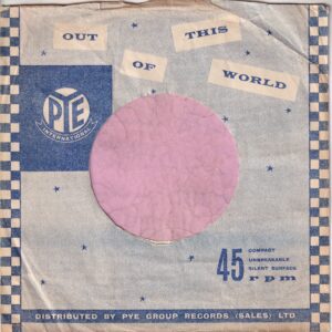 Pye International U.K. Bottom Bar Straight Company Sleeve 1958 – 1959