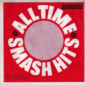Smash Records U.S.A. Used For Re-Issues , Plastic Bag Which Would Have Held A Record In Paper Sleeve Company Sleeve