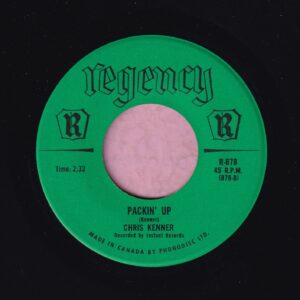 Chris Kenner ” Packin’ Up ” Regency ( Canadian ) Vg+