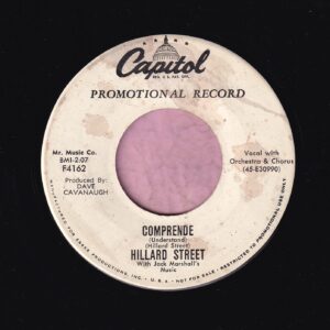 Hillard Street ” Comprende ” Capitol Records Demo Vg+