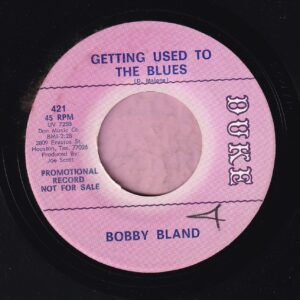 Bobby Bland ” Getting Used To The Blues ” Duke Demo Vg+