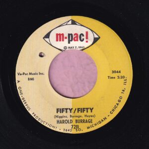 Harold Burrage ” Fifty Fifty ” M-Pac! Vg+