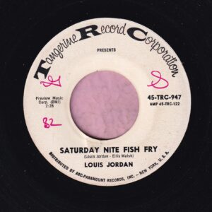 Louis Jordan ” Saturday Nite Fish Fry ” Tangerine Records Demo Vg+