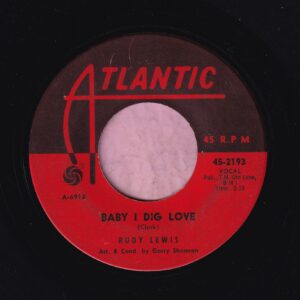 Rudy Lewis ” Baby I Dig Love ” Atlantic Vg+