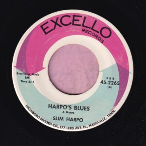 Slim Harpo ” Harpo’s Blues ” Excello Records Vg+