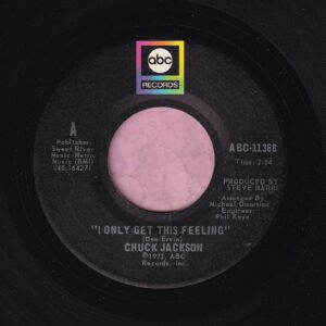 Chuck Jackson ” I Only Get The Feeling ” ABC Records Vg+