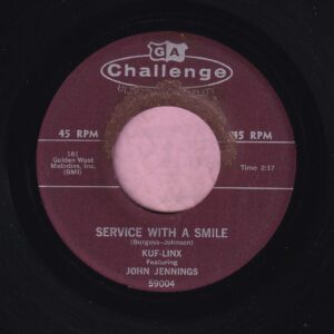Kuf-Linx ” Service With A Smile ” / ” Eyeballin’ ” Challenge Records Vg+