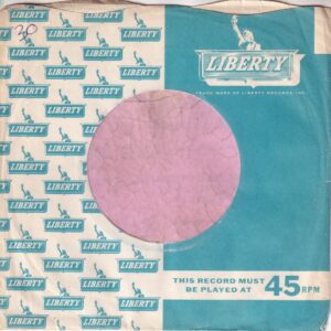 Liberty U.K. Wavy Top 7’3 To 50 Tokens Use New Emitex Gramophone Co ltd Company Sleeve 1966 – 1967