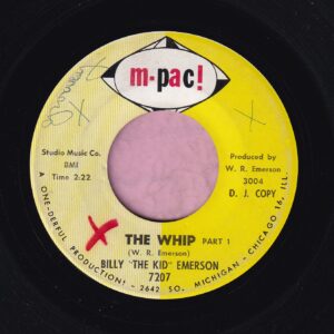 Billy ” The Kid ” Emerson ” The Whip ” M-Pac Demo Vg+