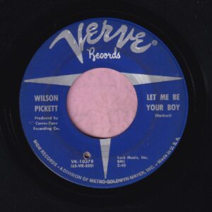 Wilson Pickett ” Let Me Be Your Boy ” Verve Records Vg+