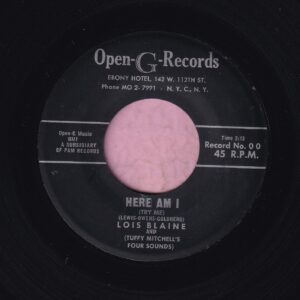 Lois Blaine ” Here Am I ” Open-G-Records Vg+